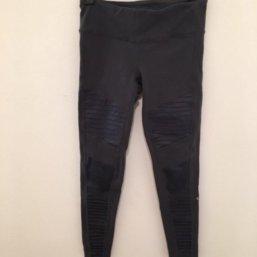 Alo Motto Gray leggings exercise yoga size small
